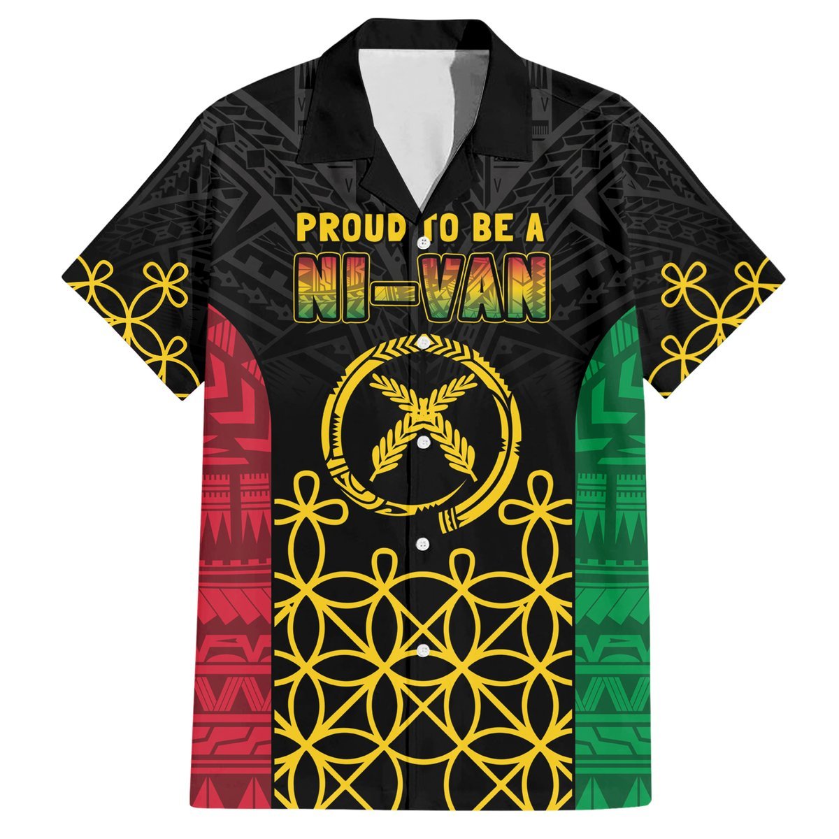 Vanuatu Indipendens Dei Hawaiian Shirt Tribal Sand Drawing LT7 Colorful - Polynesian Pride