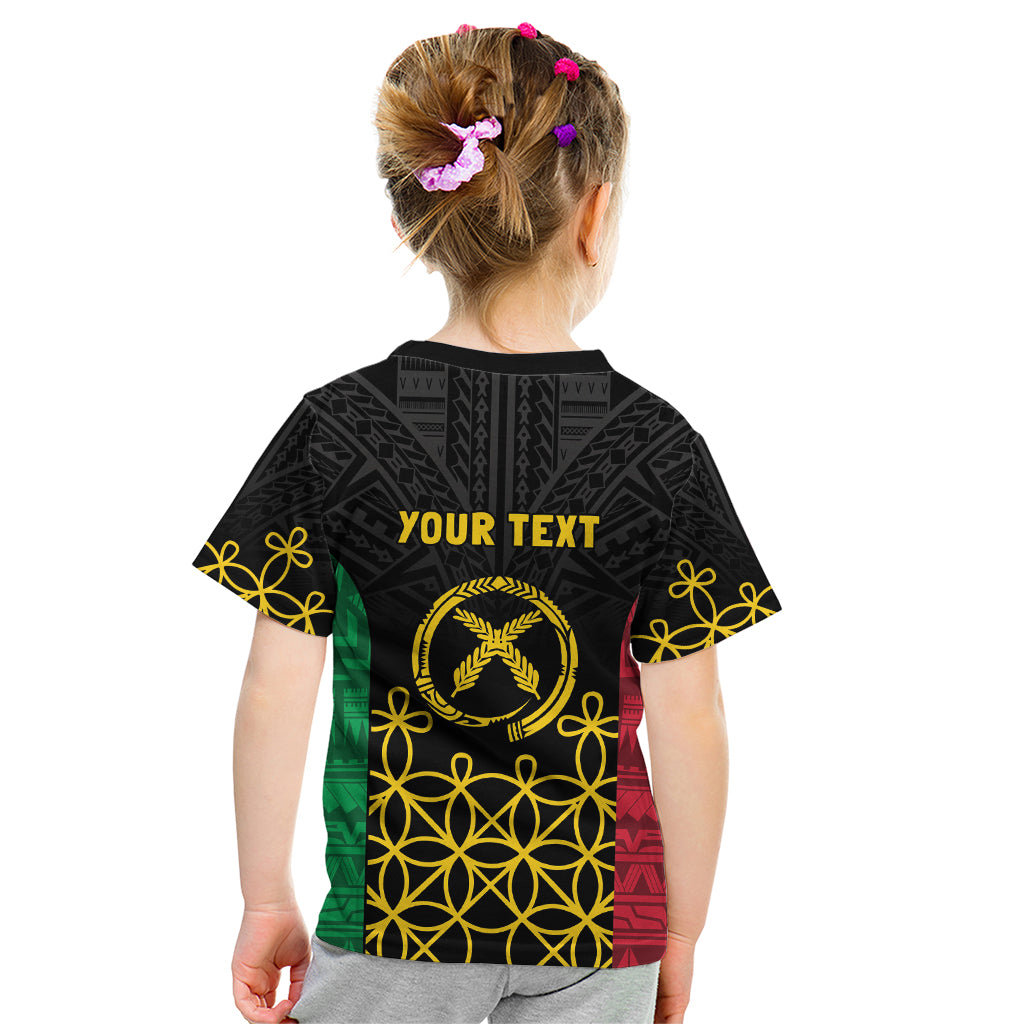 Vanuatu Indipendens Dei Kid T Shirt Tribal Sand Drawing