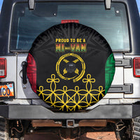 Vanuatu Indipendens Dei Spare Tire Cover Tribal Sand Drawing LT7 Colorful - Polynesian Pride