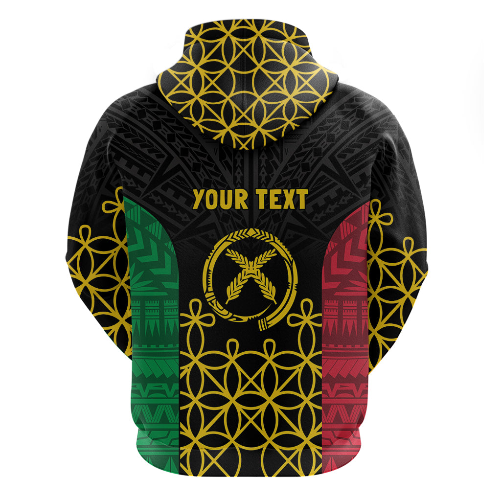 Vanuatu Indipendens Dei Zip Hoodie Tribal Sand Drawing LT7 - Polynesian Pride