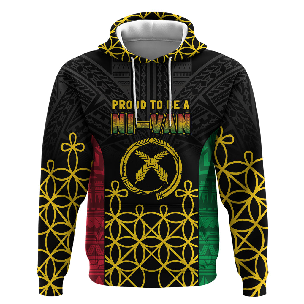 Vanuatu Indipendens Dei Zip Hoodie Tribal Sand Drawing LT7 Pullover Hoodie Colorful - Polynesian Pride