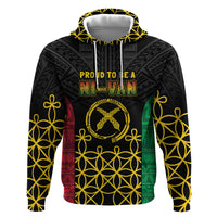Vanuatu Indipendens Dei Zip Hoodie Tribal Sand Drawing LT7 Pullover Hoodie Colorful - Polynesian Pride