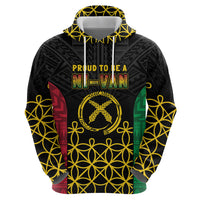 Vanuatu Indipendens Dei Zip Hoodie Tribal Sand Drawing LT7 - Polynesian Pride
