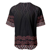 Maori Taniko Patterns Baseball Jersey Brown Niho Taniwha Mix Paatiki Motifs LT7 - Polynesian Pride