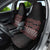 Maori Taniko Patterns Car Seat Cover Brown Niho Taniwha Mix Paatiki Motifs