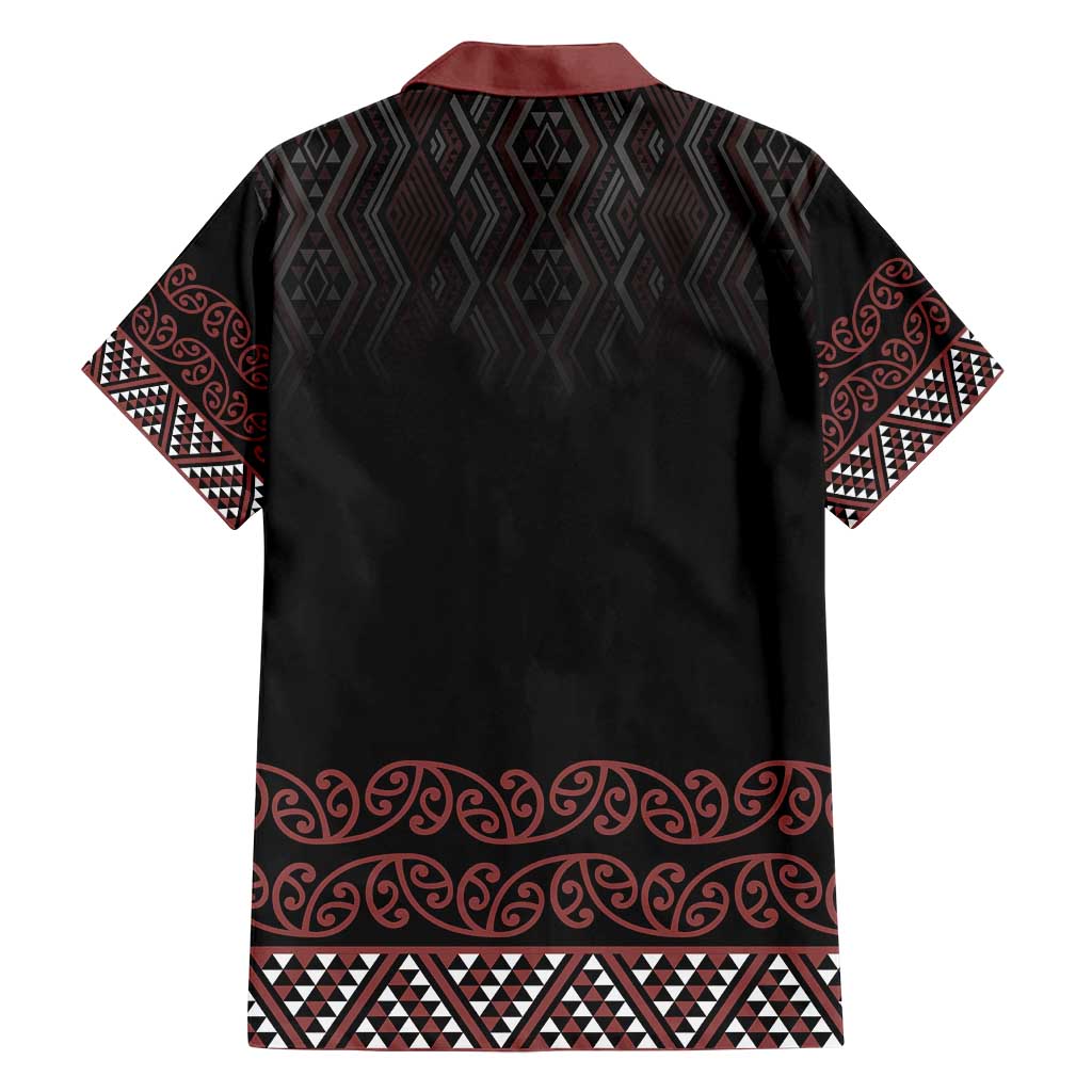 Maori Taniko Patterns Family Matching Puletasi and Hawaiian Shirt Brown Niho Taniwha Mix Paatiki Motifs LT7 - Polynesian Pride
