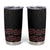 Maori Taniko Patterns Tumbler Cup Brown Niho Taniwha Mix Paatiki Motifs