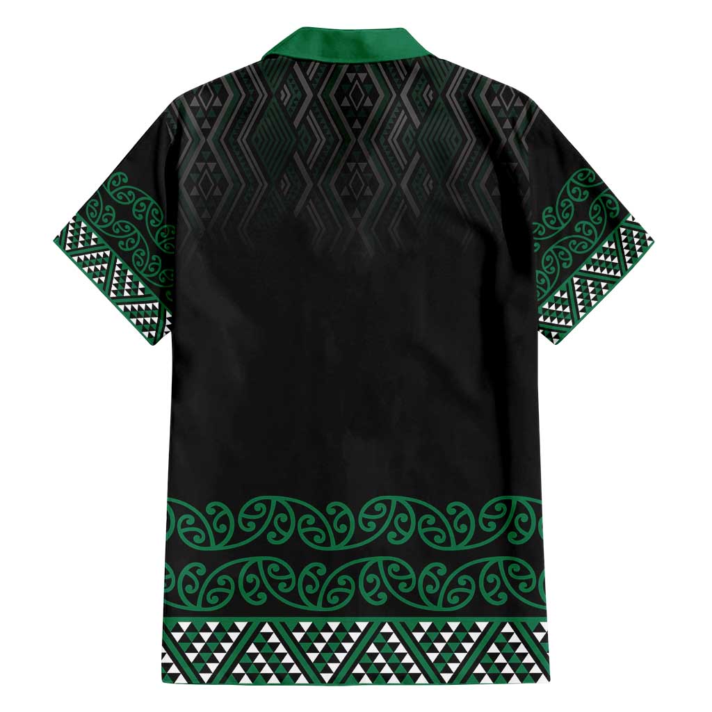 Maori Taniko Patterns Family Matching Tank Maxi Dress and Hawaiian Shirt Pounamu Niho Taniwha Mix Paatiki Motifs LT7 - Polynesian Pride