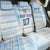 Fiji Rugby Custom Kaiviti Masi Back Car Seat Cover Turquoise - Polynesian Pride