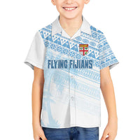 Fiji Rugby Custom Kaiviti Masi Hawaiian Shirt Turquoise - Polynesian Pride