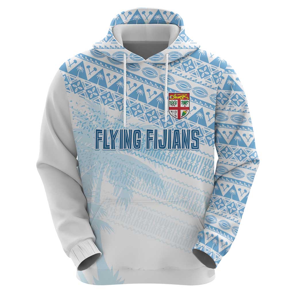 Fiji Rugby Custom Kaiviti Masi Hoodie Turquoise - Polynesian Pride