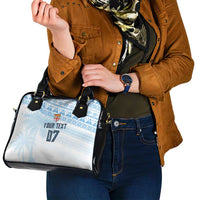 Fiji Rugby Custom Kaiviti Masi Shoulder Handbag Turquoise - Polynesian Pride