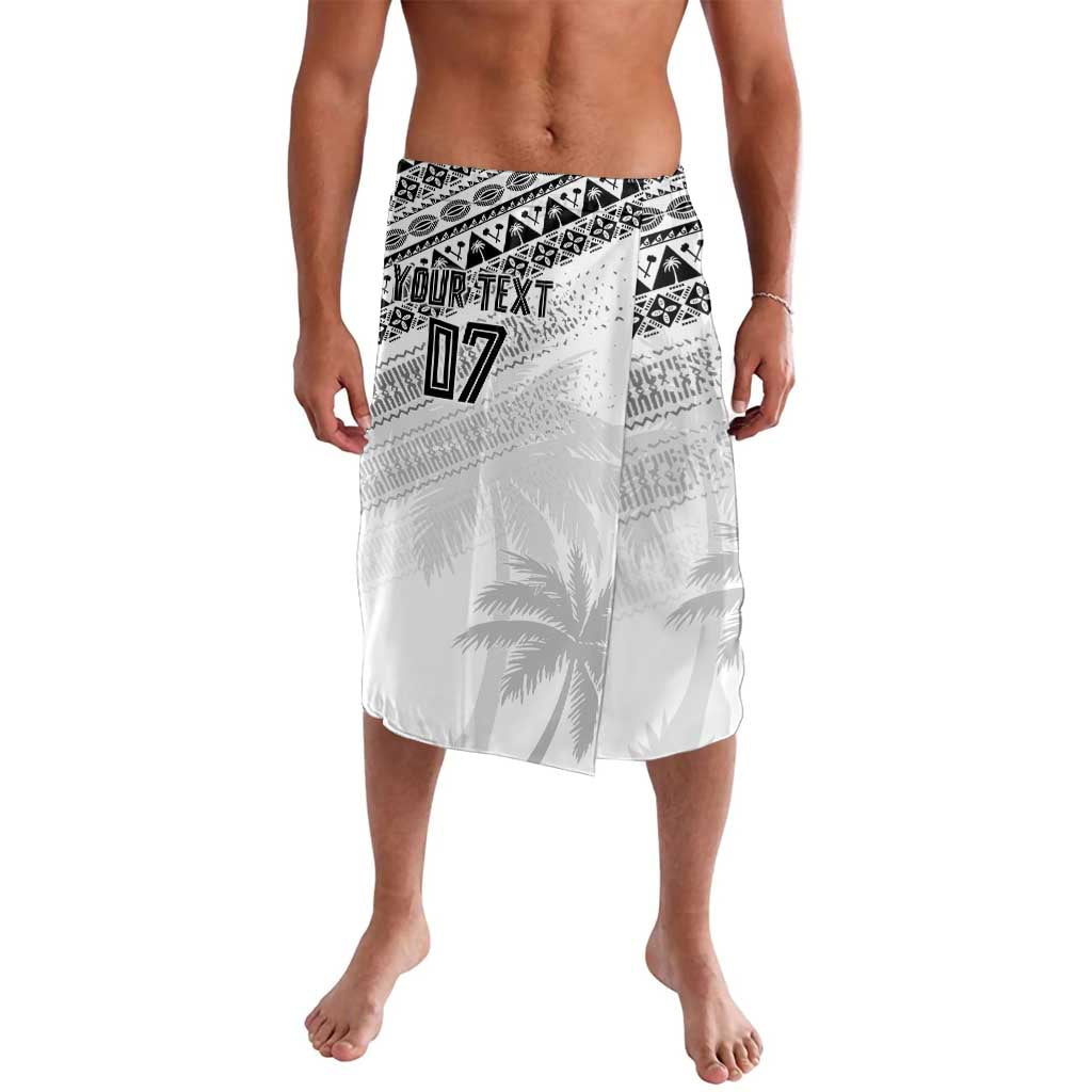 Fiji Rugby Custom Kaiviti Masi Lavalava Black - Polynesian Pride