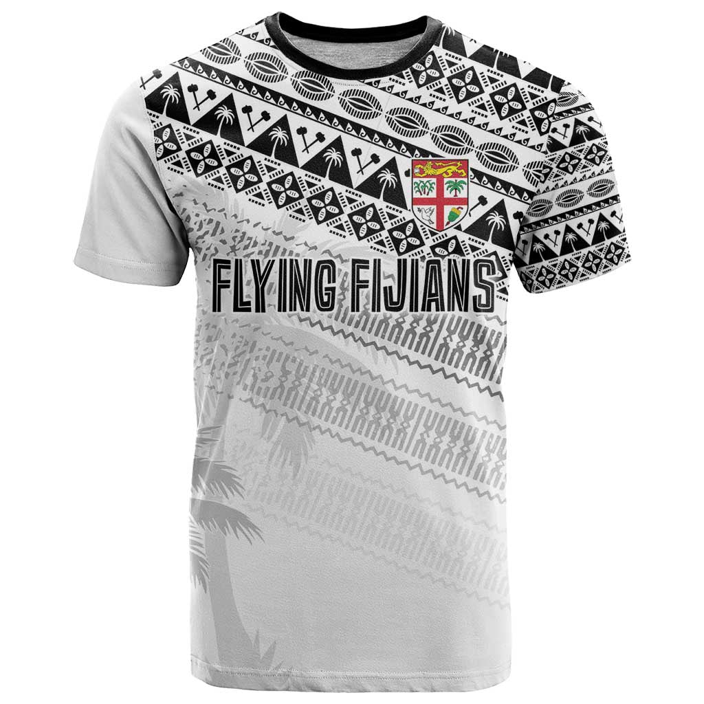 Fiji Rugby Custom Kaiviti Masi T Shirt Black LT7 Black - Polynesian Pride