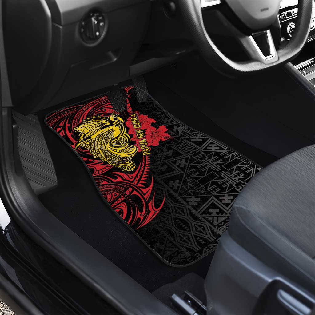 Papua New Guinea 49th Independence Day Car Mats Motuan Revareva Bird-of-Paradise LT7 - Polynesian Pride