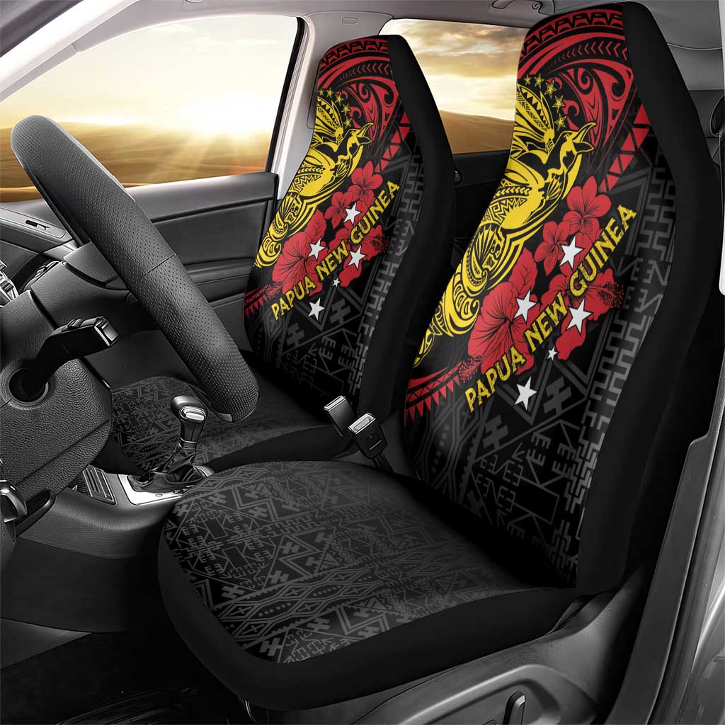 Papua New Guinea 49th Independence Day Car Seat Cover Motuan Revareva Bird-of-Paradise LT7 - Polynesian Pride