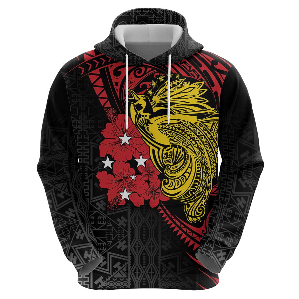 Papua New Guinea 49th Independence Day Hoodie Motuan Revareva Bird-of-Paradise LT7 - Polynesian Pride