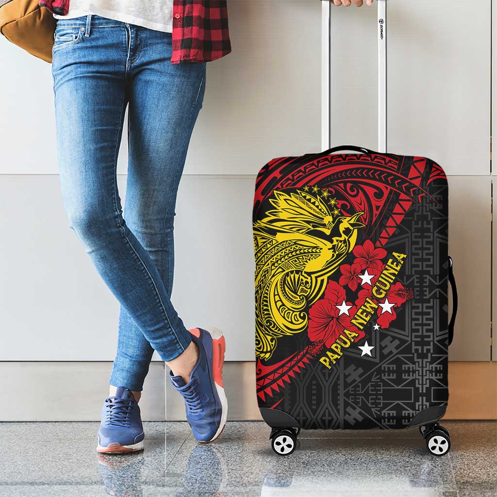 Papua New Guinea 49th Independence Day Luggage Cover Motuan Revareva Bird-of-Paradise LT7 - Polynesian Pride