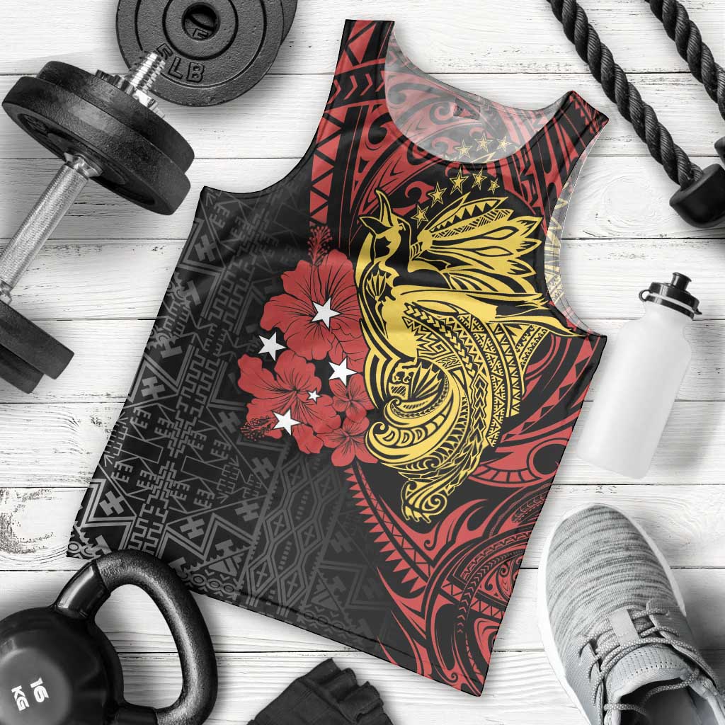 Papua New Guinea 49th Independence Day Men Tank Top Motuan Revareva Bird-of-Paradise LT7 - Polynesian Pride