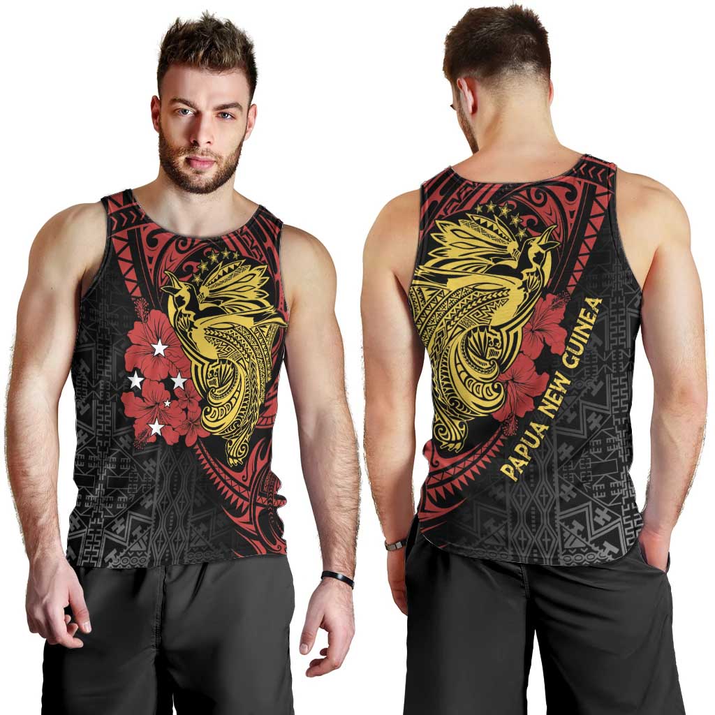 Papua New Guinea 49th Independence Day Men Tank Top Motuan Revareva Bird-of-Paradise LT7 - Polynesian Pride