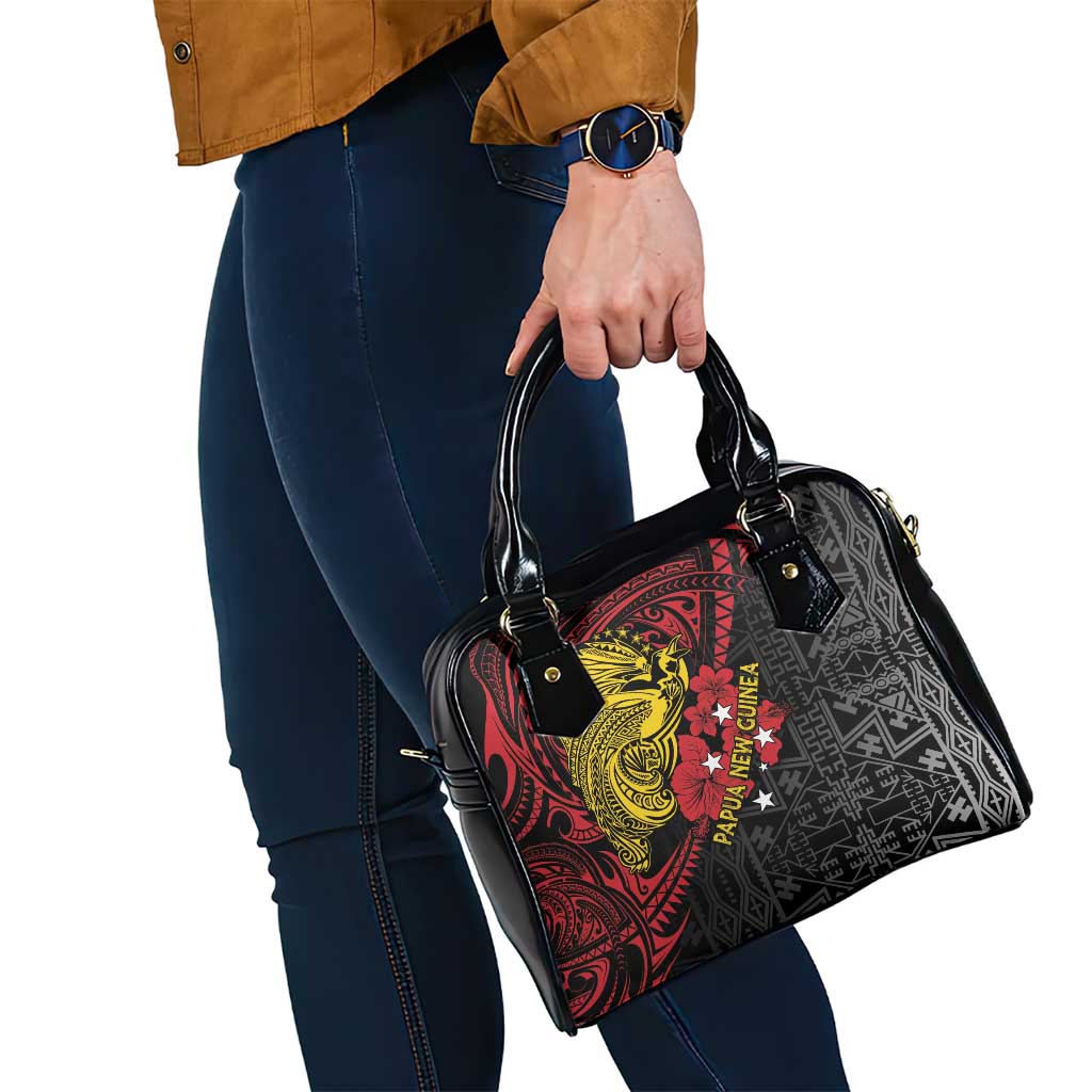 Papua New Guinea 49th Independence Day Shoulder Handbag Motuan Revareva Bird-of-Paradise LT7 - Polynesian Pride