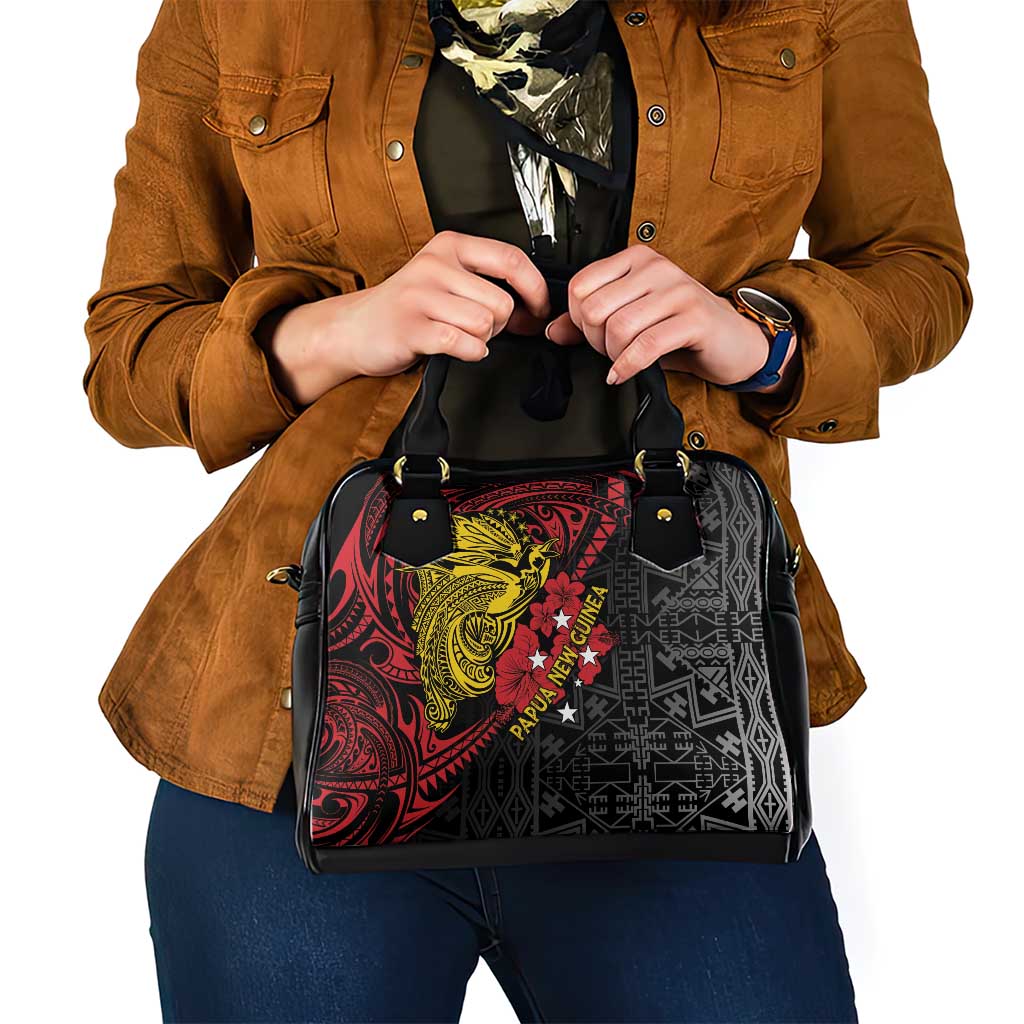 Papua New Guinea 49th Independence Day Shoulder Handbag Motuan Revareva Bird-of-Paradise LT7 - Polynesian Pride