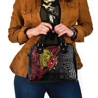 Papua New Guinea 49th Independence Day Shoulder Handbag Motuan Revareva Bird-of-Paradise LT7 - Polynesian Pride