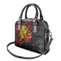 Papua New Guinea 49th Independence Day Shoulder Handbag Motuan Revareva Bird-of-Paradise LT7 - Polynesian Pride