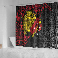 Papua New Guinea 49th Independence Day Shower Curtain Motuan Revareva Bird-of-Paradise LT7 - Polynesian Pride