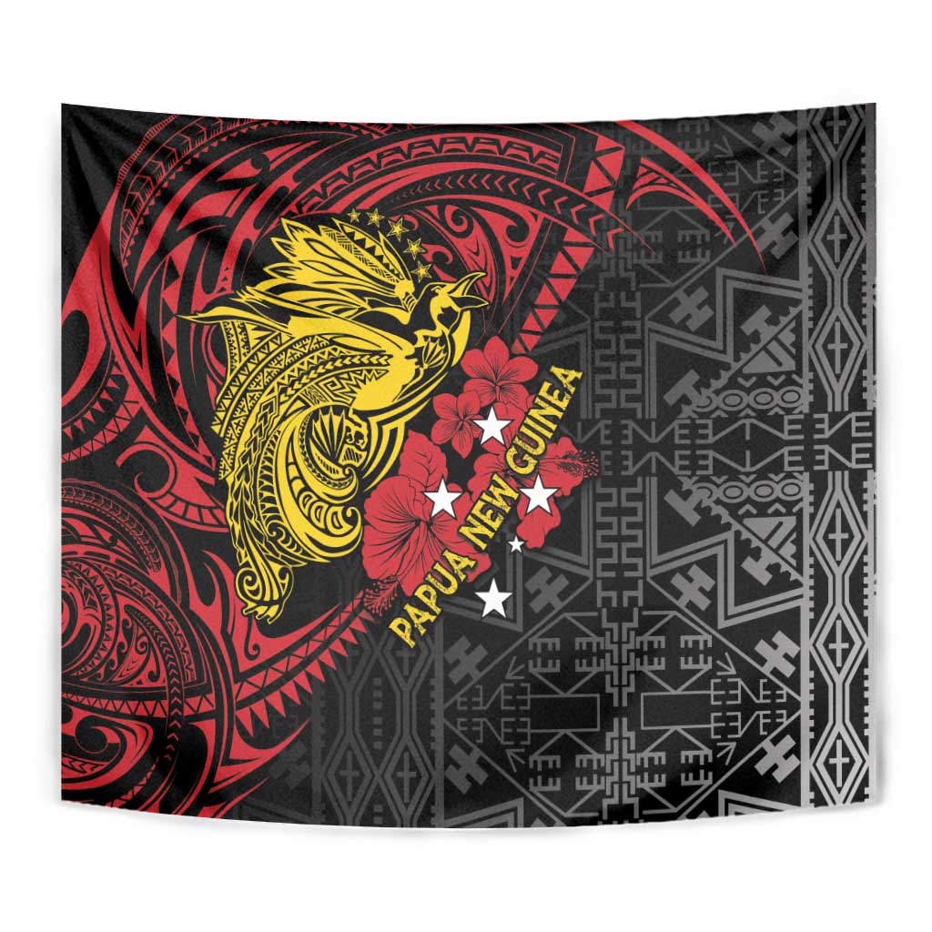 Papua New Guinea 49th Independence Day Tapestry Motuan Revareva Bird-of-Paradise LT7 - Polynesian Pride