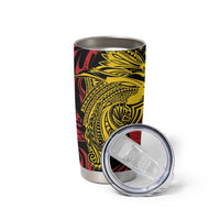 Papua New Guinea 49th Independence Day Tumbler Cup Motuan Revareva Bird-of-Paradise LT7 - Polynesian Pride