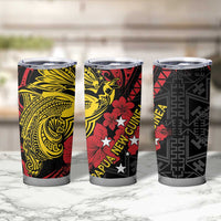 Papua New Guinea 49th Independence Day Tumbler Cup Motuan Revareva Bird-of-Paradise LT7 - Polynesian Pride