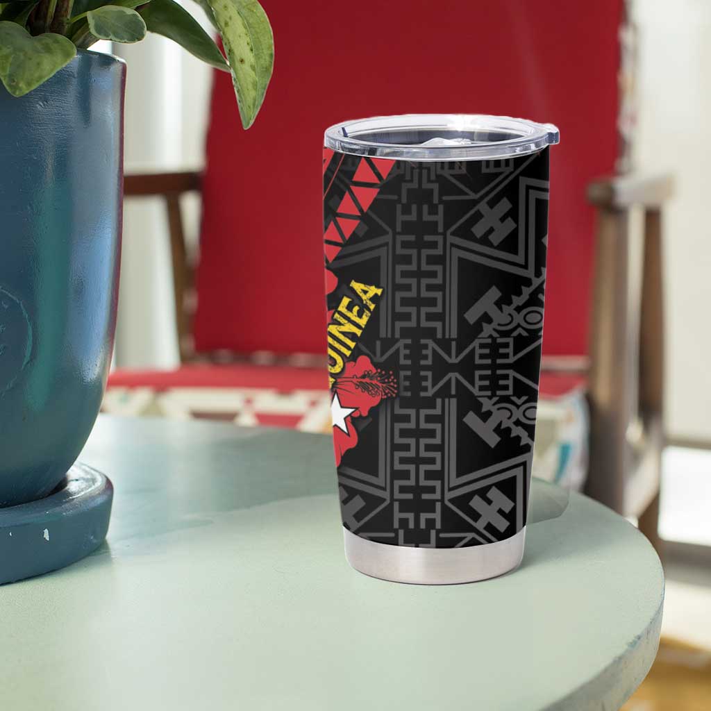 Papua New Guinea 49th Independence Day Tumbler Cup Motuan Revareva Bird-of-Paradise LT7 - Polynesian Pride