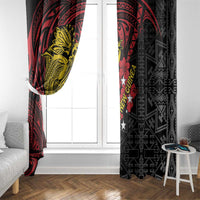 Papua New Guinea 49th Independence Day Window Curtain Motuan Revareva Bird-of-Paradise LT7 - Polynesian Pride
