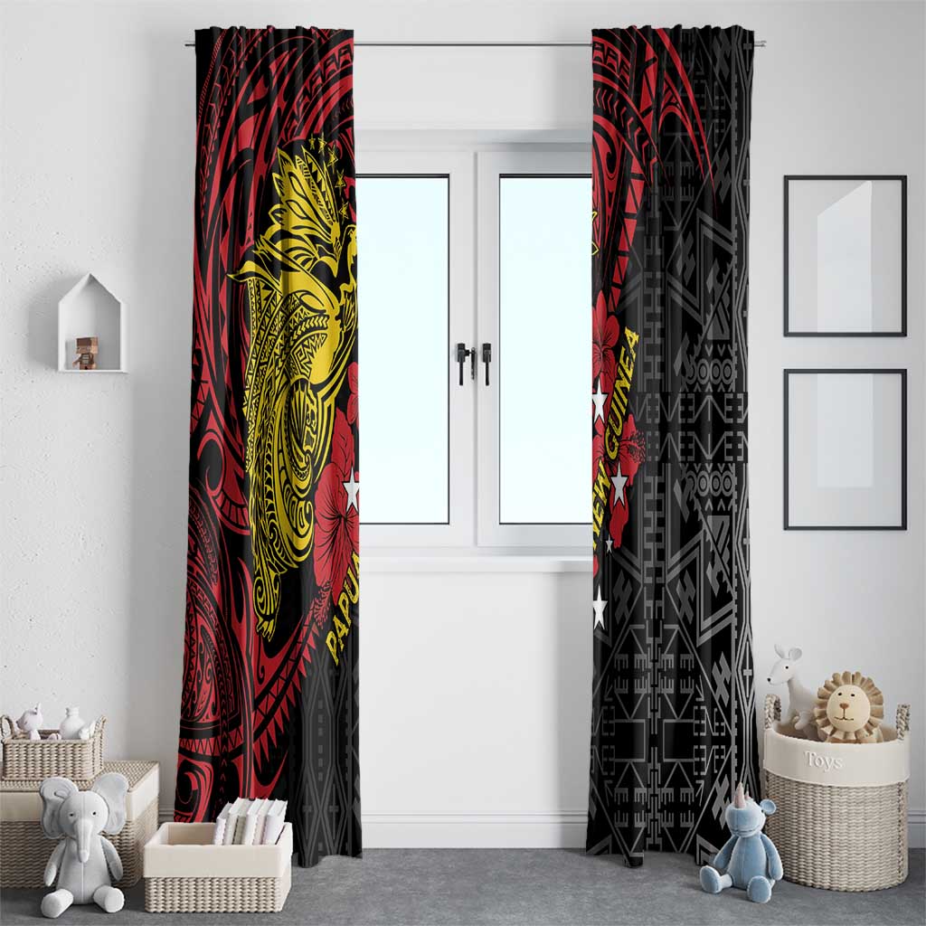 Papua New Guinea 49th Independence Day Window Curtain Motuan Revareva Bird-of-Paradise LT7 - Polynesian Pride