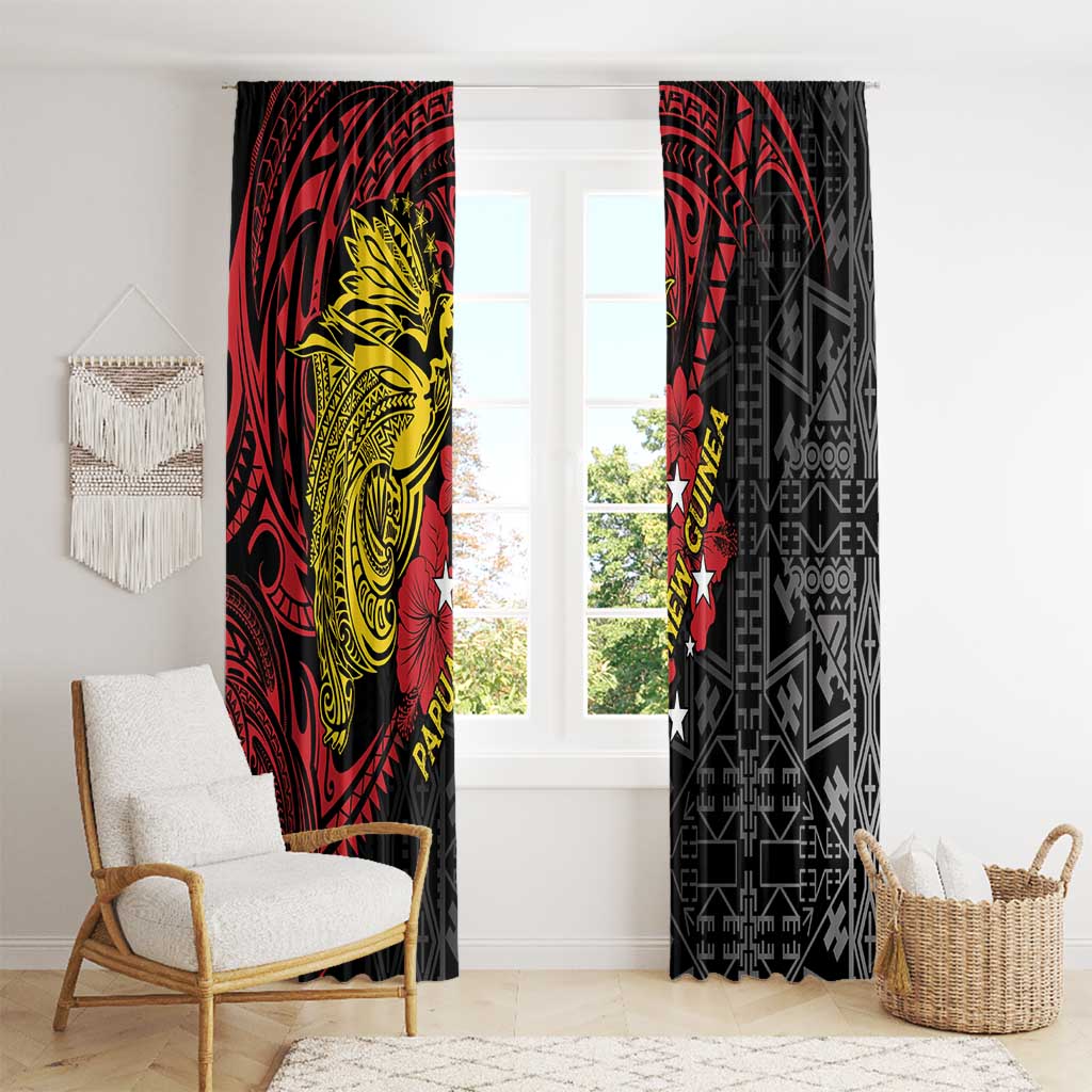 Papua New Guinea 49th Independence Day Window Curtain Motuan Revareva Bird-of-Paradise LT7 - Polynesian Pride