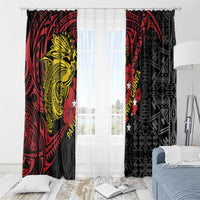 Papua New Guinea 49th Independence Day Window Curtain Motuan Revareva Bird-of-Paradise LT7 - Polynesian Pride
