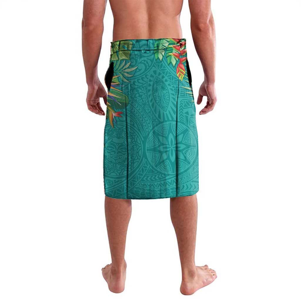 Polynesia Lavalava Sharks Duo Tropical Teal