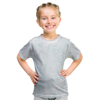 Polynesia Kid T Shirt Sharks Duo Tropical Off White