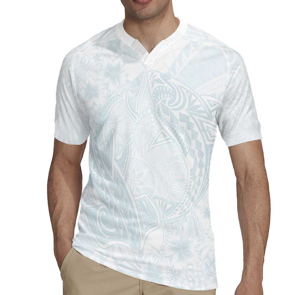 Polynesia Rugby Jersey Sharks Duo Tropical Off White