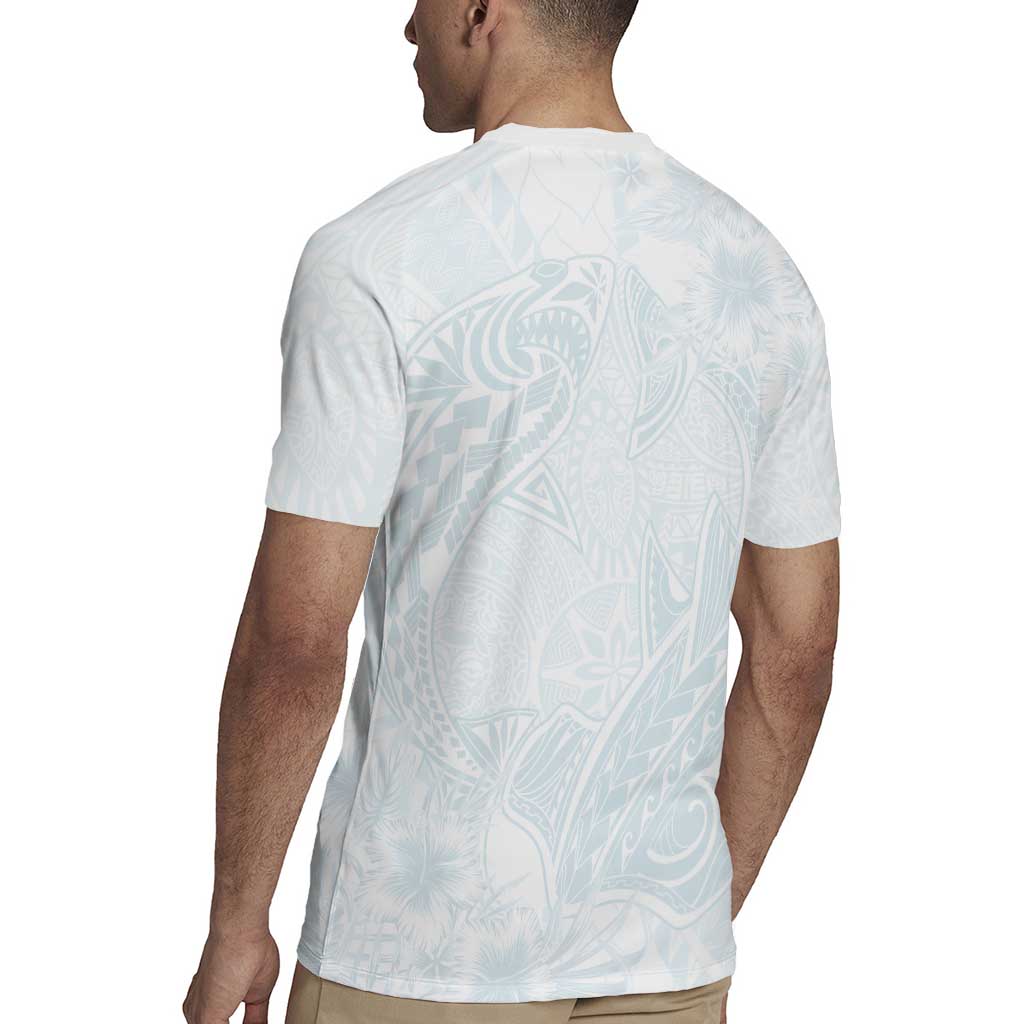 Polynesia Rugby Jersey Sharks Duo Tropical Off White