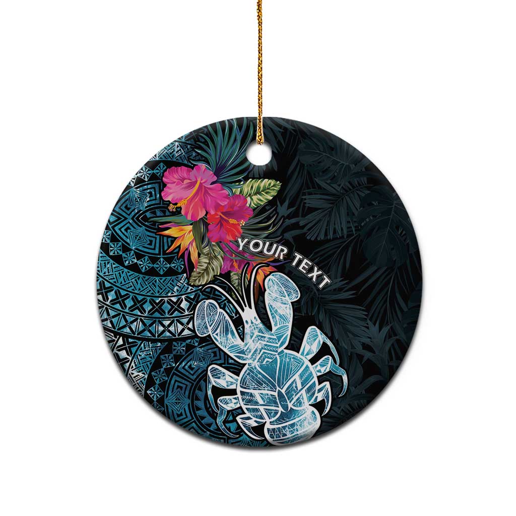 Niue Personalised Ceramic Ornament Hiapo Mix Coconut Crab
