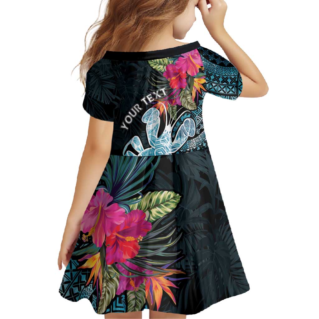 Niue Personalised Family Matching Long Sleeve Bodycon Dress and Hawaiian Shirt Hiapo Mix Coconut Crab LT7 - Polynesian Pride