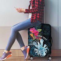 Niue Personalised Luggage Cover Hiapo Mix Coconut Crab LT7 - Polynesian Pride