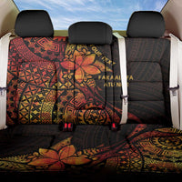 Niue Fakaalofa Atu Personalised Back Car Seat Cover Whale Hiapo Fiery Motif LT7 One Size Art - Polynesian Pride