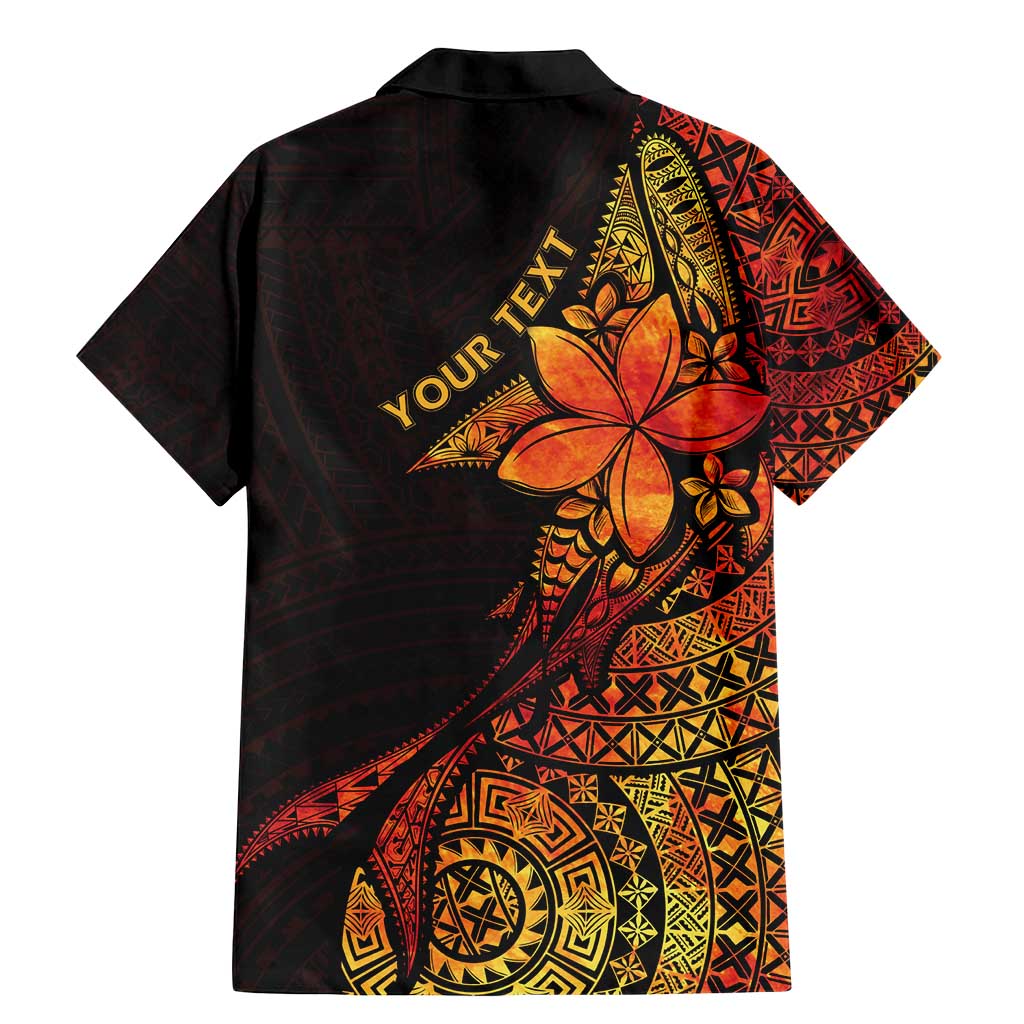 Niue Fakaalofa Atu Personalised Family Matching Mermaid Dress and Hawaiian Shirt Whale Hiapo Fiery Motif LT7 - Polynesian Pride