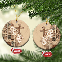 Samoa AIGA Mamanu Siapo Malu Motifs Ceramic Ornament