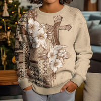Samoa AIGA Mamanu Siapo Malu Motifs Kid Ugly Christmas Sweater