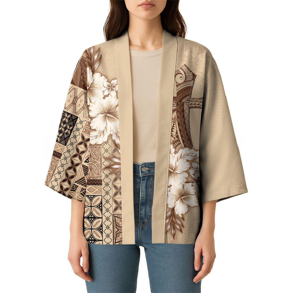 Samoa AIGA Mamanu Siapo Malu Motifs Kimono