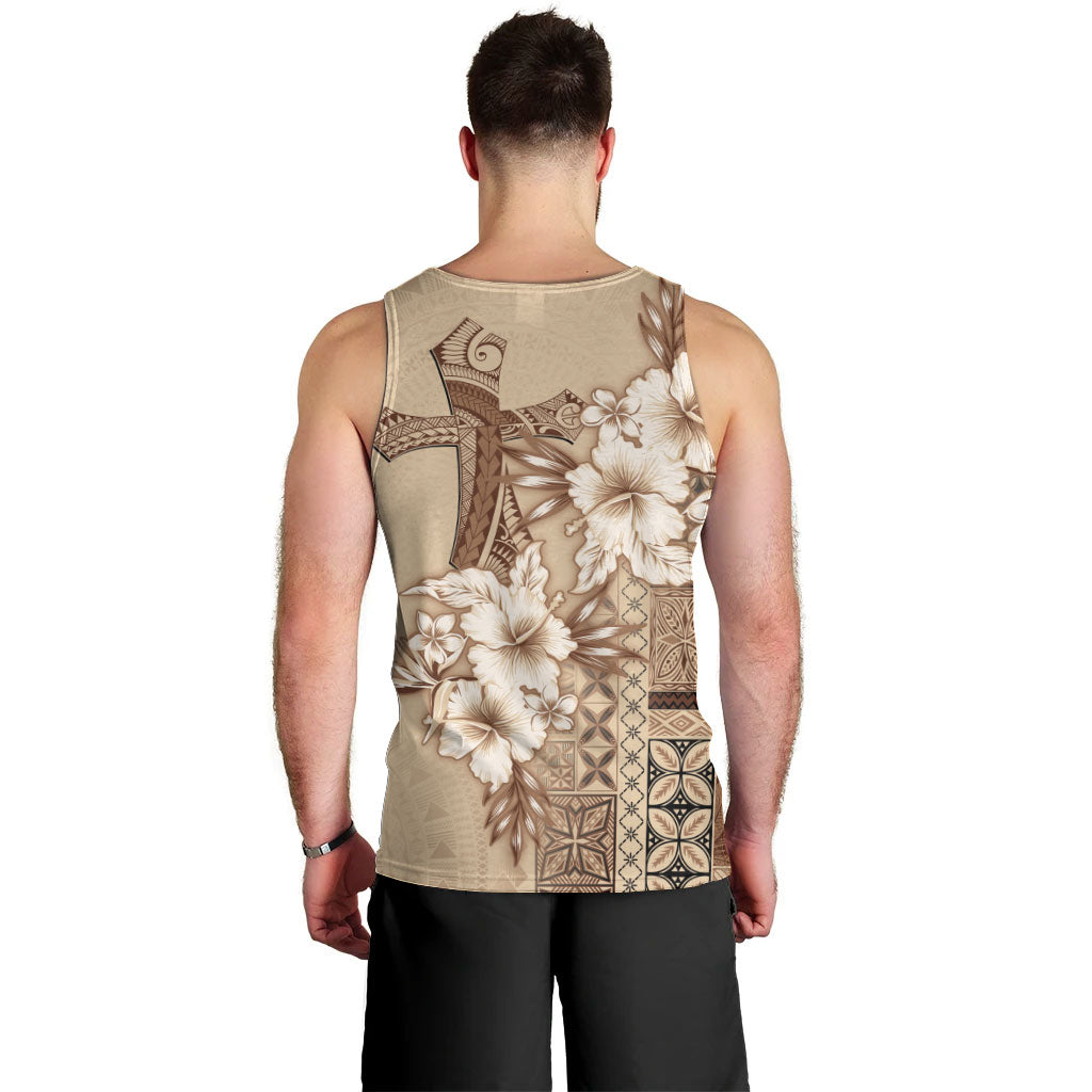 Samoa AIGA Mamanu Siapo Malu Motifs Men Tank Top